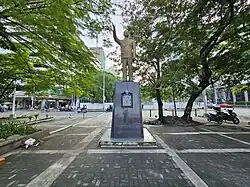 Statue of Manuel Roxas in Ermita, Manila