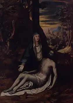 Virgin of Sorrows; 1626–27, 279 × 199&nbsp;cm, Museo de Bellas Artes de Granada.