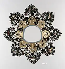 Qing dynasty cloud collar.