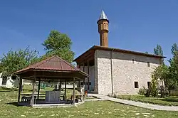 Mahmut Bey Mosque in its garden