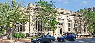 A photograph of the front facade of the Washtenaw County Administration Building