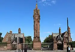 Main entrance, Anfield Cemetery (1862; Grade II)