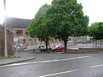 The town hall in Aibes