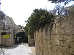 Gatehouse and approach ramp