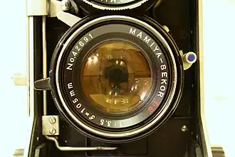 Bottom lens of 105 mm unit