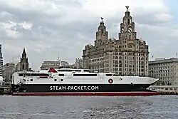 Manannan at her usual berth in Port of Liverpool