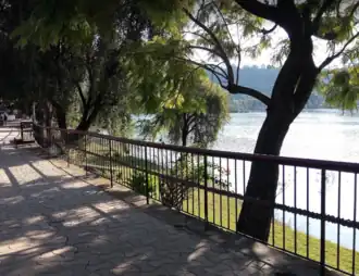 Mansar Lake footpath