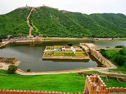 Moata Lake and Saffron Garden, exhibit ancient Indian garden styles