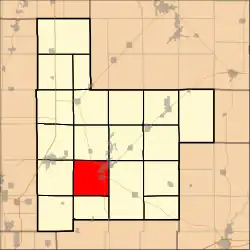 Location in Montgomery County