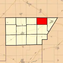 Location in DeWitt County