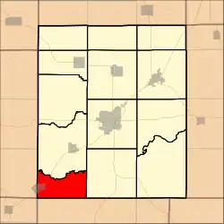 Location in Saline County