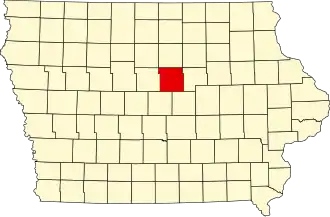 Hardin County map
