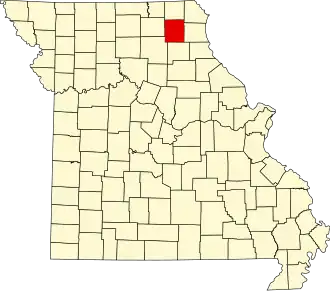 A state map highlighting Knox County in the northeastern part of the state.
