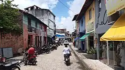 Typical street in the town (2024)