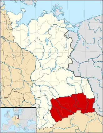 March of Meissen (red) in the year 1004