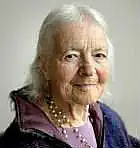 Publicity shot of a smiling, elderly woman