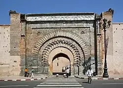 Bab Agnaou, the original public entrance to the Kasbah of Marrakesh