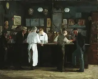 John French Sloan, McSorley's Bar (1912). Detroit Institute of Arts
