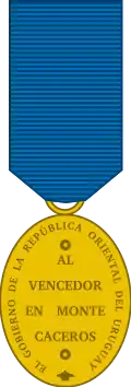 Depiction of the first class of the medal
