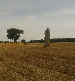 The Menhir de la Hune, in Bazougers