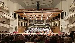The 51st annual Messiah Sing-Along is held in the Kennedy Center's Concert Hall, December 23, 2023.