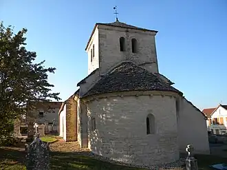 The church in Marey-lès-Fussey