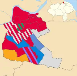 2011 results map