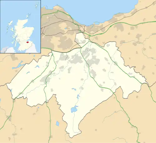 Roslin is located in Midlothian