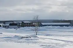 winter scene in Mistissini