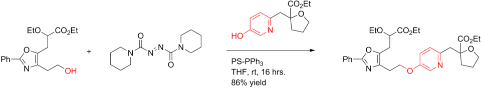 Mitsunobu reaction application