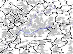 Frankfurt Nied is located in Frankfurt am Main
