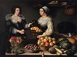 The Fruit and Vegetable Costermonger by Louise Moillon, 1631