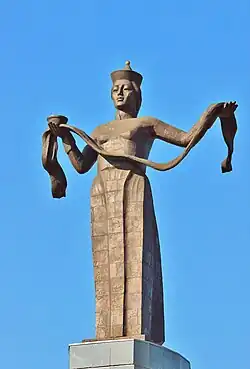Mother Buryatia statue
