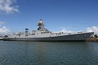 Mormugao - Y12705, second ship of Project 15B stealth guided missile destroyer.