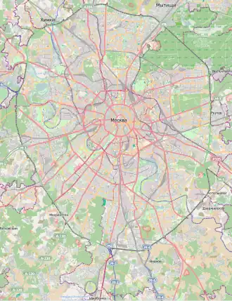 Football in Moscow is located in Moscow Ring Road