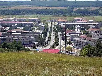 View over the city from Motru Hills