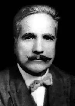 Portrait of Muhammad Iqbal in 1931