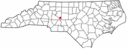 Location of Cid, North Carolina