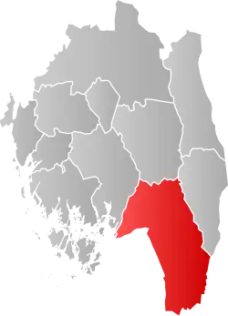 Halden within Østfold