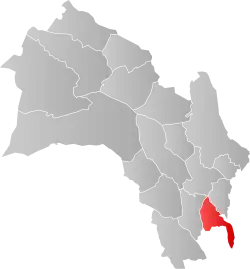 Drammen within Buskerud