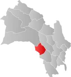 Rollag within Buskerud