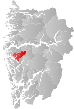 Masfjorden within Vestland