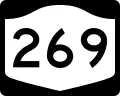 New York State Route 269 marker