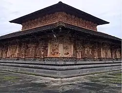 Side view of Double Storey Srikovil