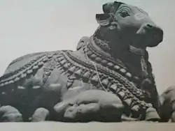 The Nandhi statue