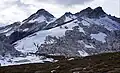 Left to right: Napeequa Peak, Cirque Mountain, and Peak 7529 seen from High Pass