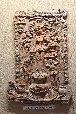 Narrative and social scene, discovered from Chandraketugarh