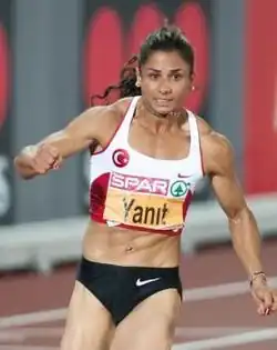 Nevin Yanıt, 2012, Turkish sprinter, winner of 2010 European Athletics Championships in 100&nbsp;m.hurdles
