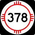 State Road 378 marker