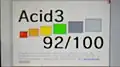 Nintendo 3DS Acid3 test results